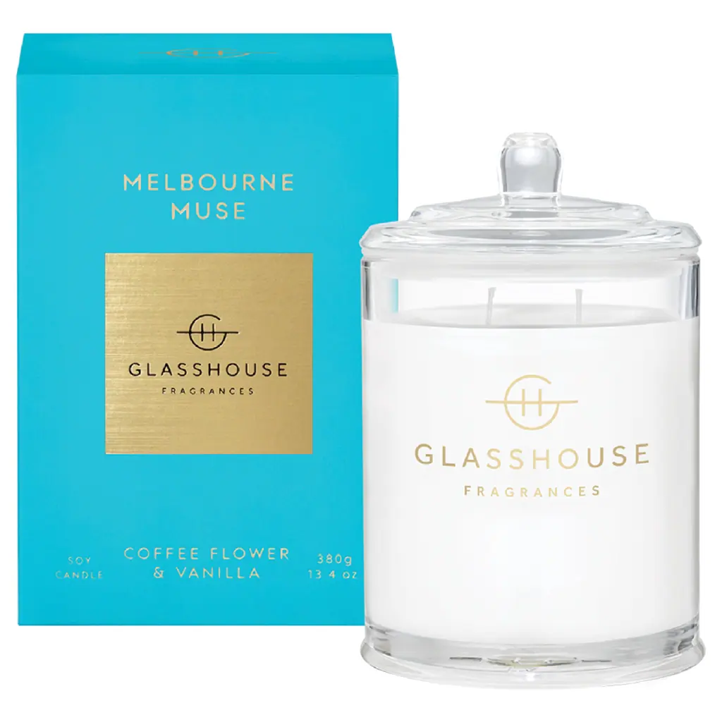 Glasshouse Fragrances MELBOURNE MUSE 380g Soy Candle