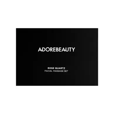 Adore Beauty Rose Quartz Facial Massage Set