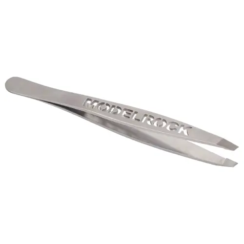 MODELROCK Tweezer Slanted Premium - Stainless Steel