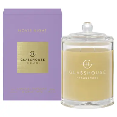 Glasshouse Fragrances MOVIE NIGHT 380g SOY CANDLE