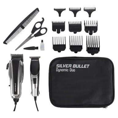 Silver Bullet Dynamic Duo Clipper & Trimmer Set