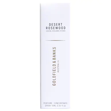 Goldfield & Banks DESERT ROSEWOOD Perfume Travel Spray 10ml