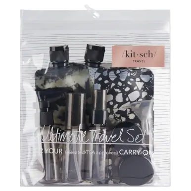 Kitsch Ultimate Travel 11pc Set - Black