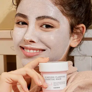 COSRX Poreless Clarifying Charcoal Mask Pink 110g