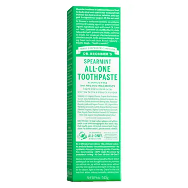 Dr. Bronner's Organic Toothpaste - Spearmint