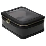 Adore Beauty Large Cosmetic Bag - Black/Smoke
