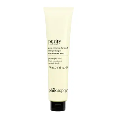 philosophy purity made simple exfoliating clay mask 75ml