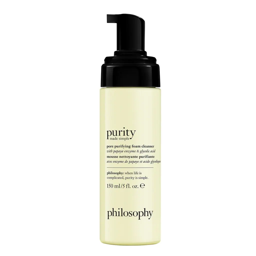 philosophy purity pore foaming cleanser