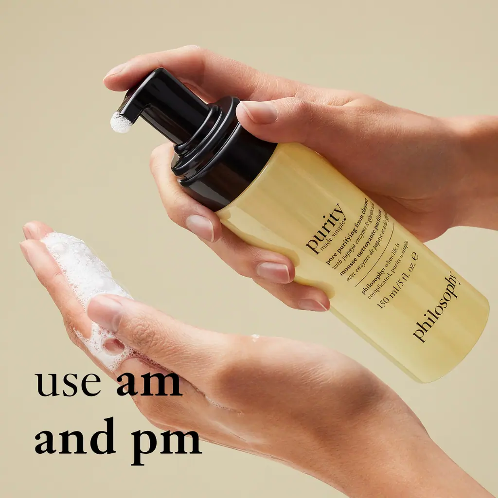 philosophy purity pore foaming cleanser