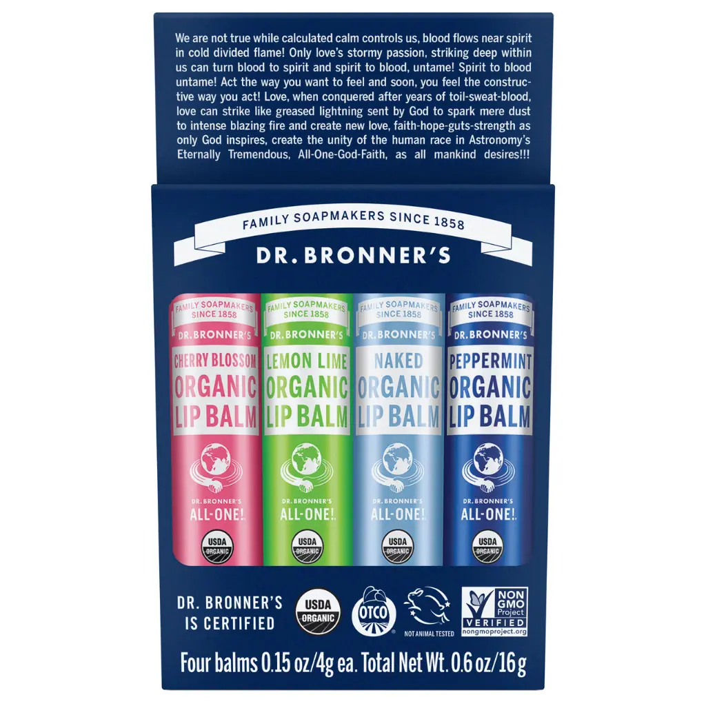 Dr. Bronner's Lip Balm Set