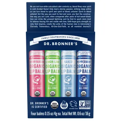 Dr. Bronner's Lip Balm Set