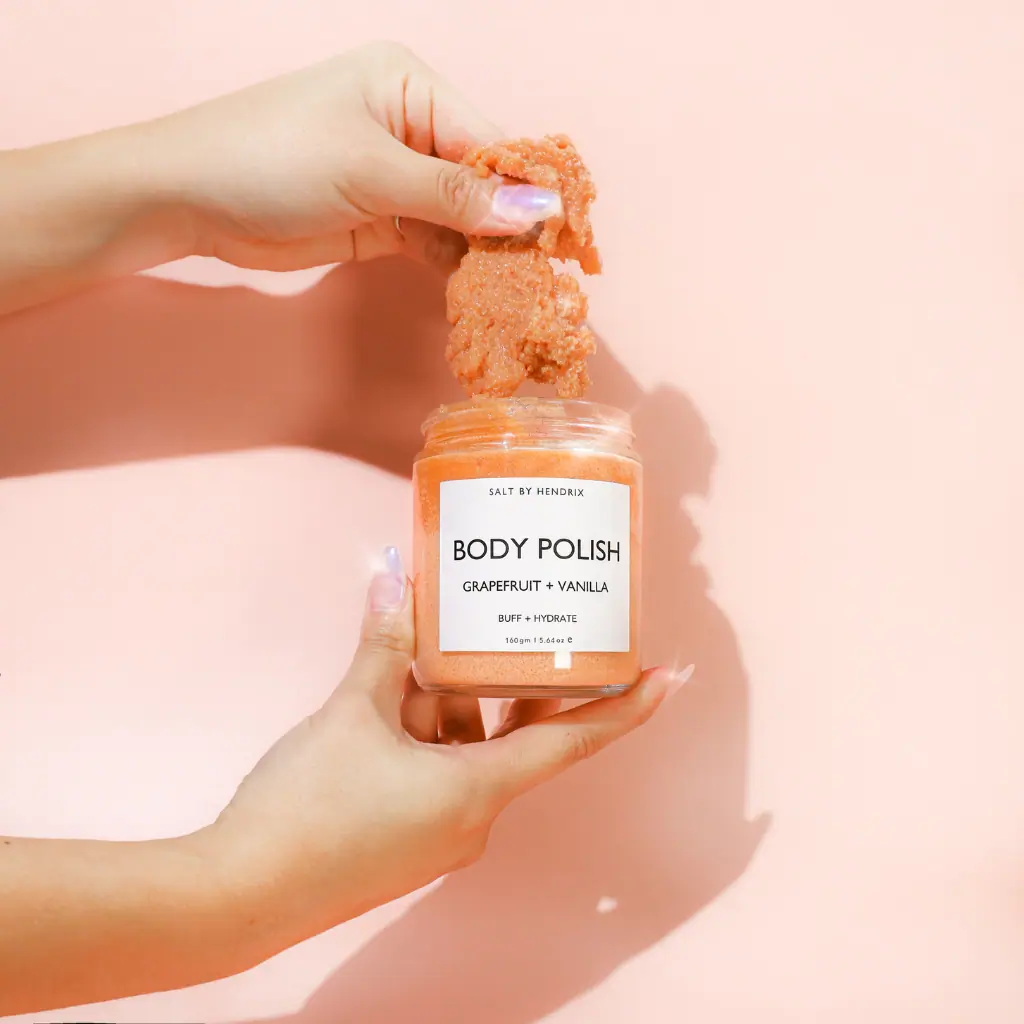 SALT BY HENDRIX Grapefruit + Vanilla Body Polish