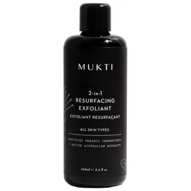 Mukti Organics 2-in-1 Resurfacing Exfoliant 100ml