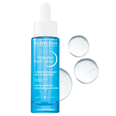Bioderma Hydrabio Hyalu+ Plumping Hydrating Serum with Hyaluronic Acid for dehydrated skin 30ml 