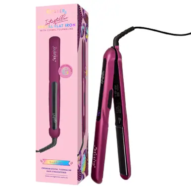 Glister Digital Flat Iron Hair Straightener 32mm - Sangria