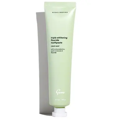 Gem Triple Whitening Toothpaste: Fluoride Mint, 100g