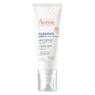 Avene Tolerance Hydra-10 Hydrating Cream 40ml - Hyaluronic Acid Moisturiser