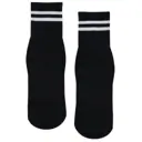 MoveActive Crew Non Slip Grip Socks - Sporty Stripe Black