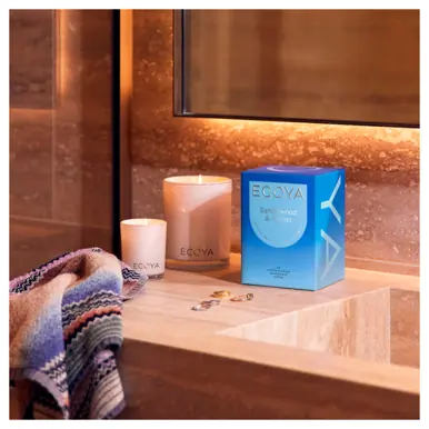 ECOYA Sandalwood & Amber Madison Candle 400g