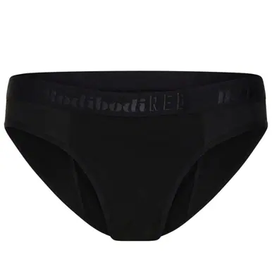 Modibodi Teen Hipster Bikini Super-Overnight Black