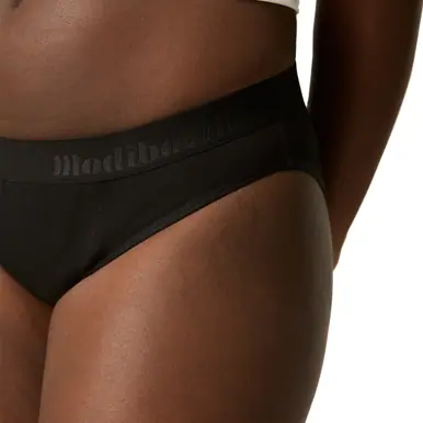 Modibodi Teen Hipster Bikini Super-Overnight Black