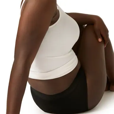 Modibodi Teen Hipster Bikini Super-Overnight Black