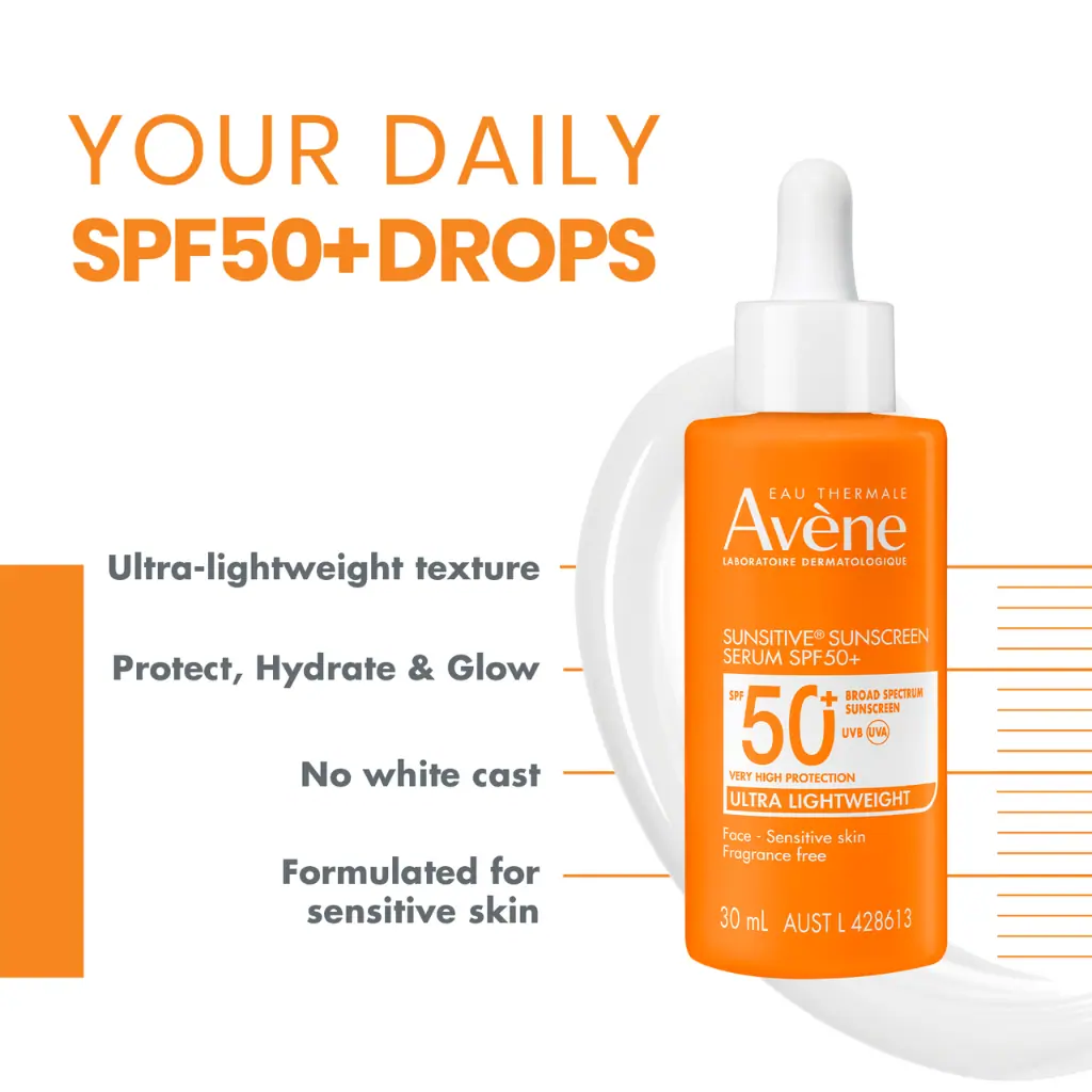 Avène SunsitiveÂ® Sunscreen Serum Spf 50+ 30ml