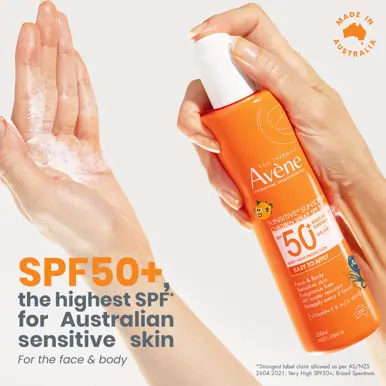 Avène Sunsitive® Sunscreen Children Spray Spf 50+ 200ml