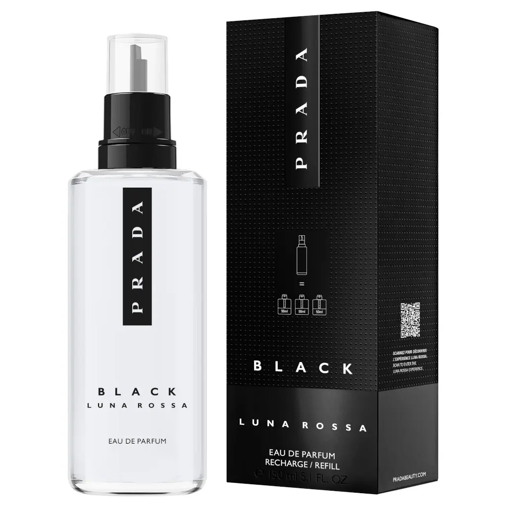 Prada Luna Rossa Black EDP 150ml Refill