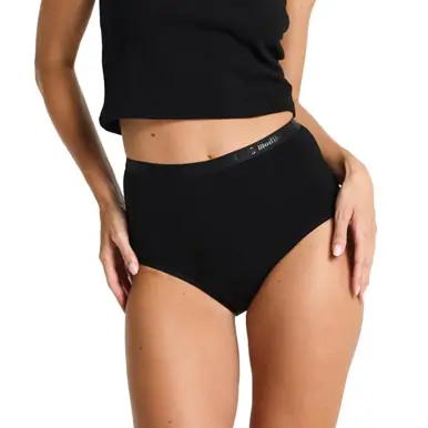 Modibodi Classic Full Brief Light-Moderate Black