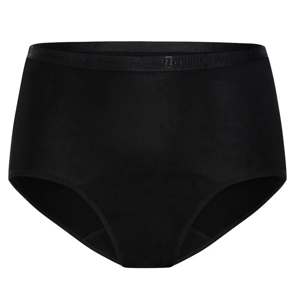 Modibodi Classic Full Brief Moderate-Heavy Black