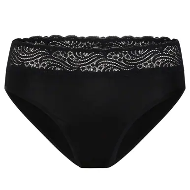 Modibodi Sensual Hi Waist Bikini Moderate-Heavy Black