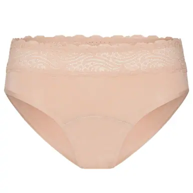 Modibodi Sensual Hi Waist Bikini Light-Moderate Beige