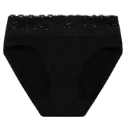 Modibodi Sensual Hi Waist Bikini Light-Moderate Black