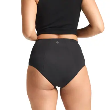 Modibodi Seamfree Full Brief Super-Overnight Black