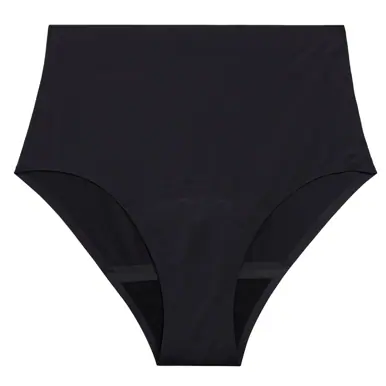 Modibodi Seamfree Full Brief Moderate-Heavy Black