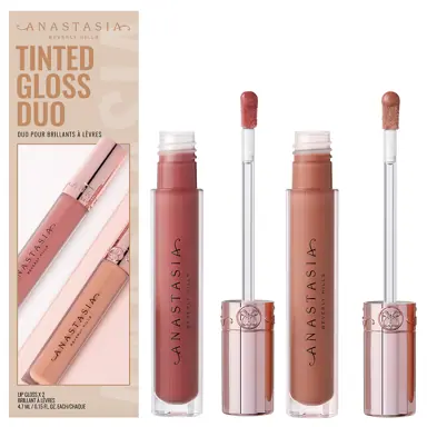 Anastasia Beverly Hills Tinted Gloss Duo Tan Rose + Caramel