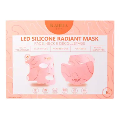 Kahlia Skin LED Silicone Radiant Mask - Face, Neck & Décolletage