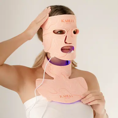 Kahlia Skin LED Silicone Radiant Mask - Face, Neck & Décolletage