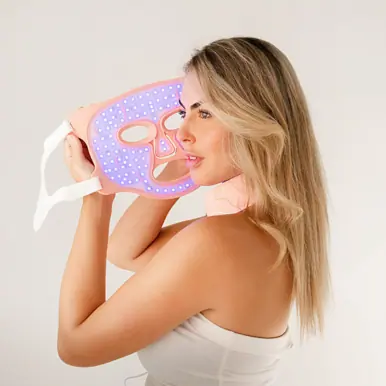 Kahlia Skin LED Silicone Radiant Mask - Face, Neck & Décolletage
