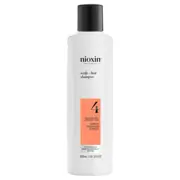 Nioxin System 4 Scalp + Hair Shampoo - Hair Thickening Shampoo For Damaged Hair with Progressed Thin