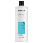 Nioxin System 3 Scalp + Hair Shampoo - Hair Thickening Shampoo For Damaged Hair with Light Thinning,