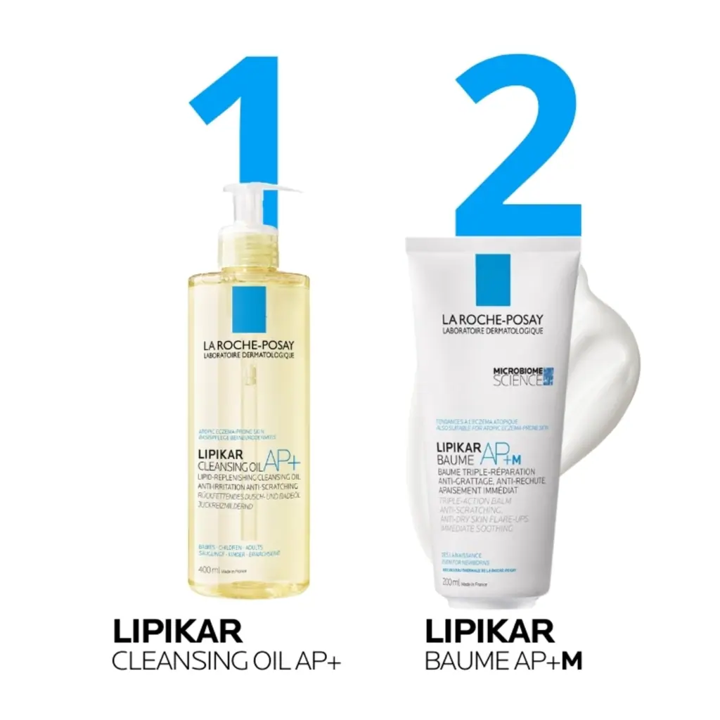 La Roche-Posay Lipikar Baume AP+M Body Moisturiser Balm Tube with 60% Less Plastic 200ml