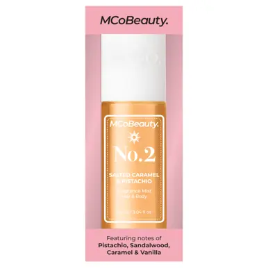 MCoBeauty Fragrance Mist Hair & Body 90mL - No.2 (Salted Caramel & Pistachio)