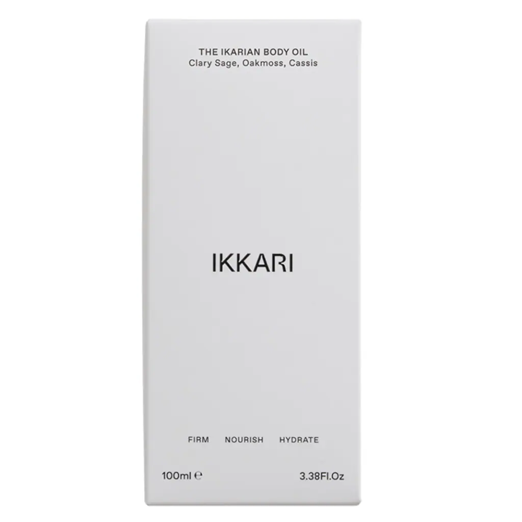 IKKARI The Ikarian Body Oil Clary Sage, Oakmoss, Cassis