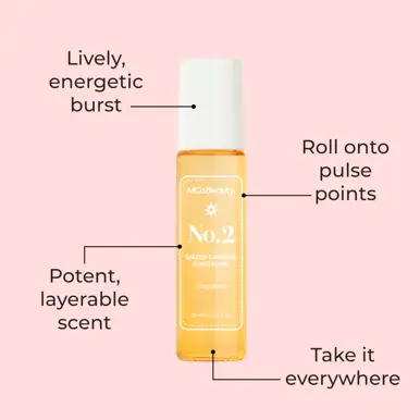 MCoBeauty Roll-On Fragrance Hair & Body 10mL - No.2 (Salted Caramel & Pistachio)