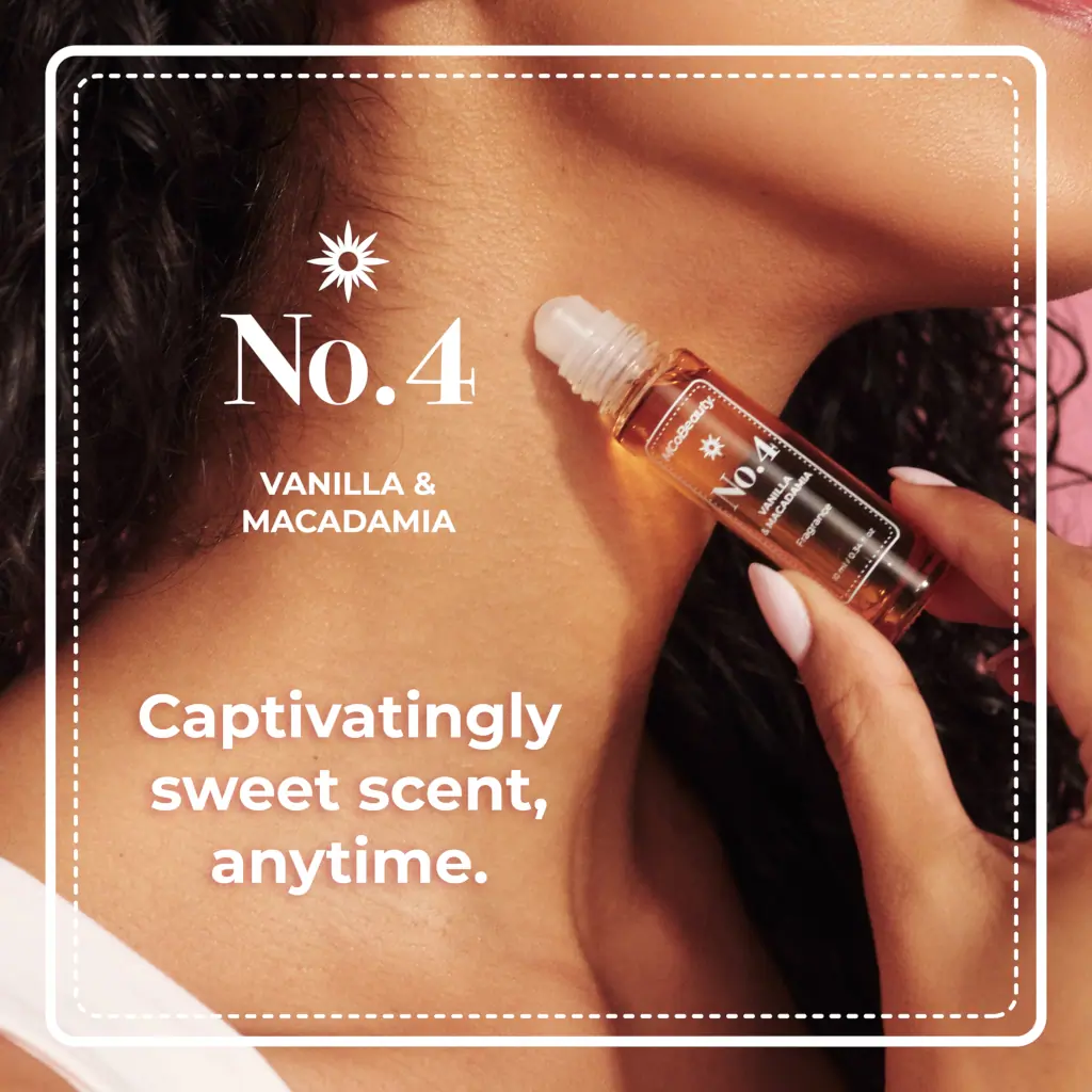 MCoBeauty Roll-On Fragrance Hair & Body 10mL - No.4 (Vanilla & Macadamia)