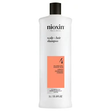 Nioxin Scalp + Hair Thickening System 4 Shampoo + Conditioner 1L Duo