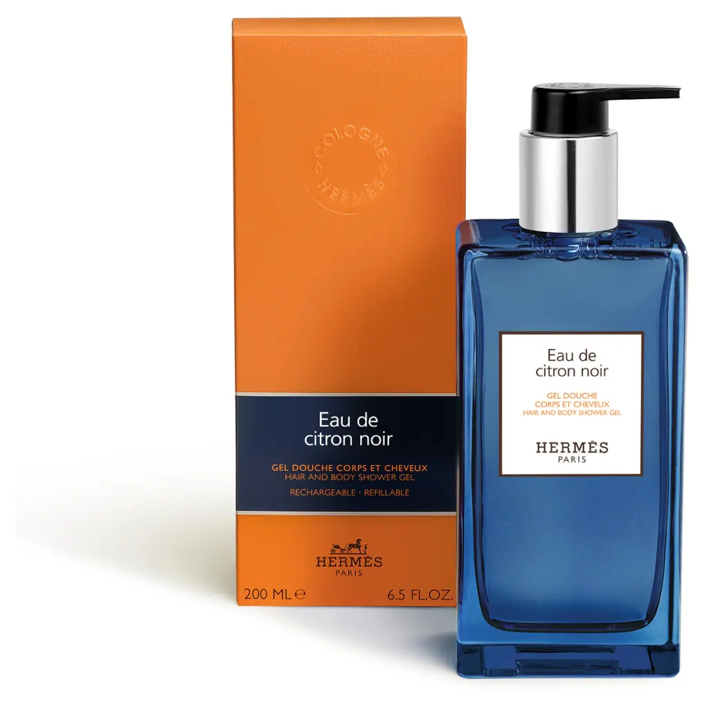 HERMÈS Eau de Citron Noir, Hair and Body Shower Gel, 200ml