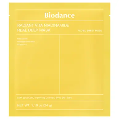 BIODANCE Radiant Vita Niacinamide Real Deep Mask 4pc